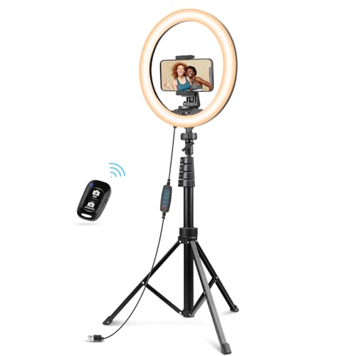 UBeesize Selfie Ring Light with Tripod...